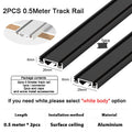 ST1 Series 3CCT Black White Ultra Thin Slim Magnetic Track Lamp Cell Light High Hardness Modern Flexible Fixture Living Home