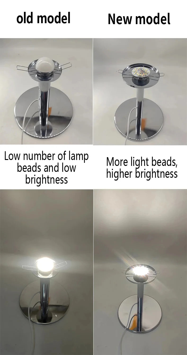 Macaron Glass Table Lamp Trichromatic Dimming Living Room Atmosphere Lamps Eye Protection Night Light Girl Bedroom Bedside Decor