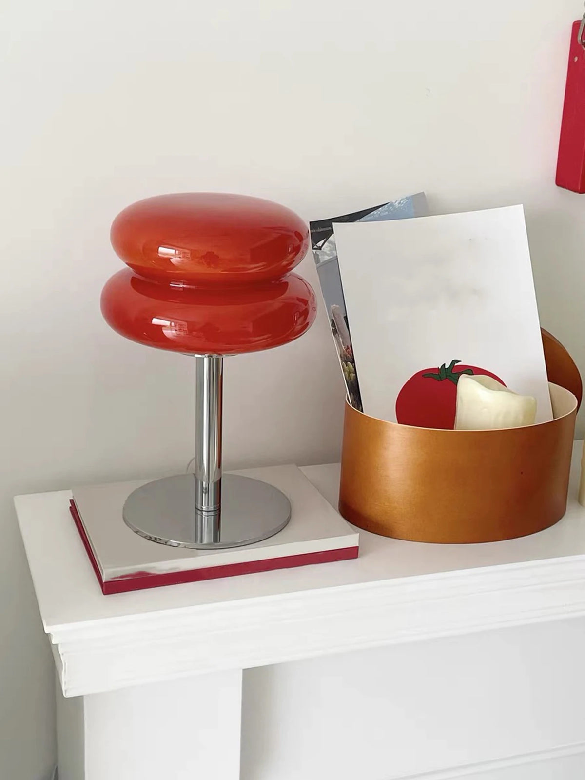 LED Table Lamp Macaron Glass Lustre Trichromatic Dimming Living Room Bedroom Study Atmosphere Lamps Eye Protection Night Light